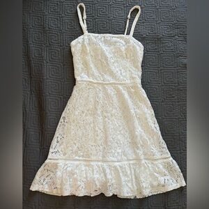 Hollister White Lace Dress